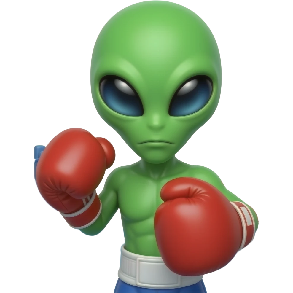 alien boxer emoji