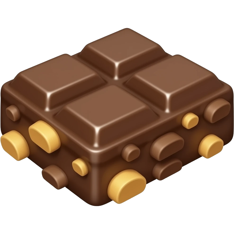 slice of chocolat emoji