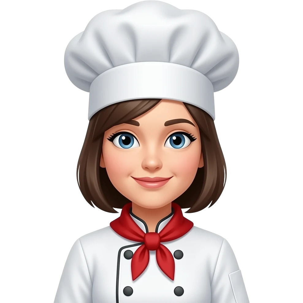 female chef. no hat emoji