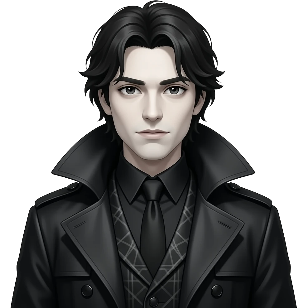 Goth Foldy emoji