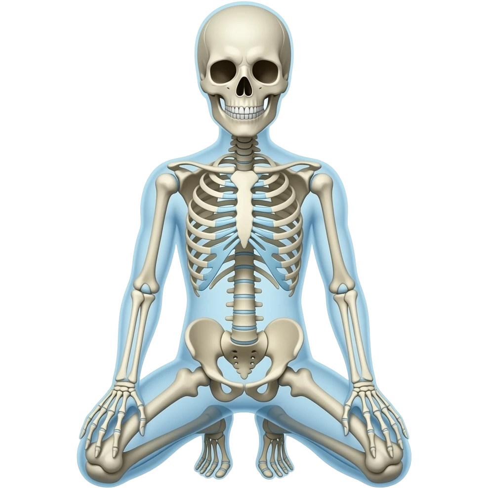 skeleton hands on knees emoji | AI Emoji Generator
