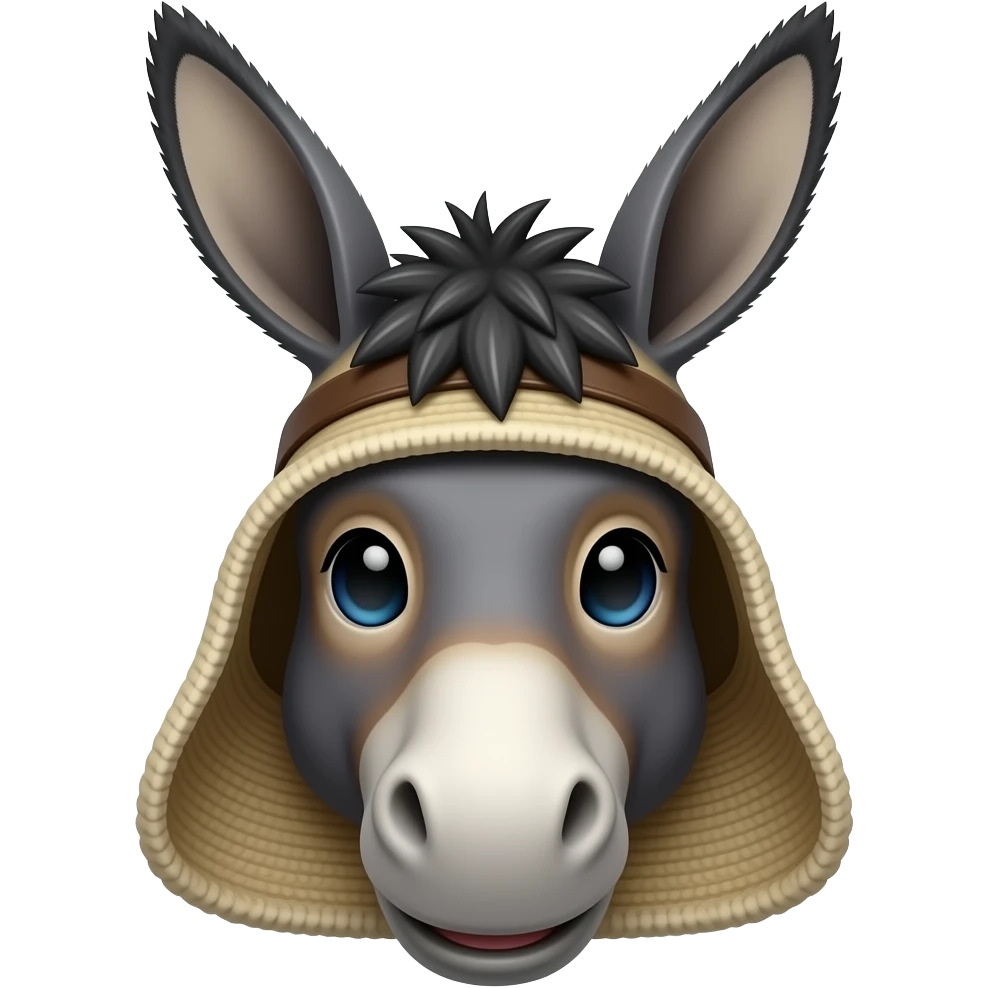 Donkey Hat emoji