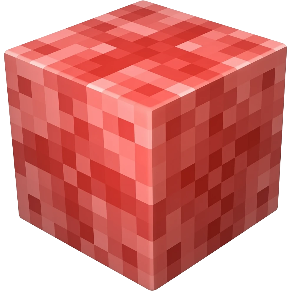 Minecraft red emoji