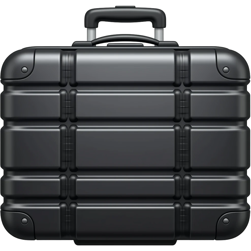 Black samsonite suitcase emoji