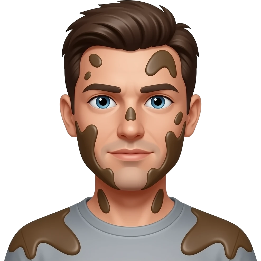 mud covered emoji