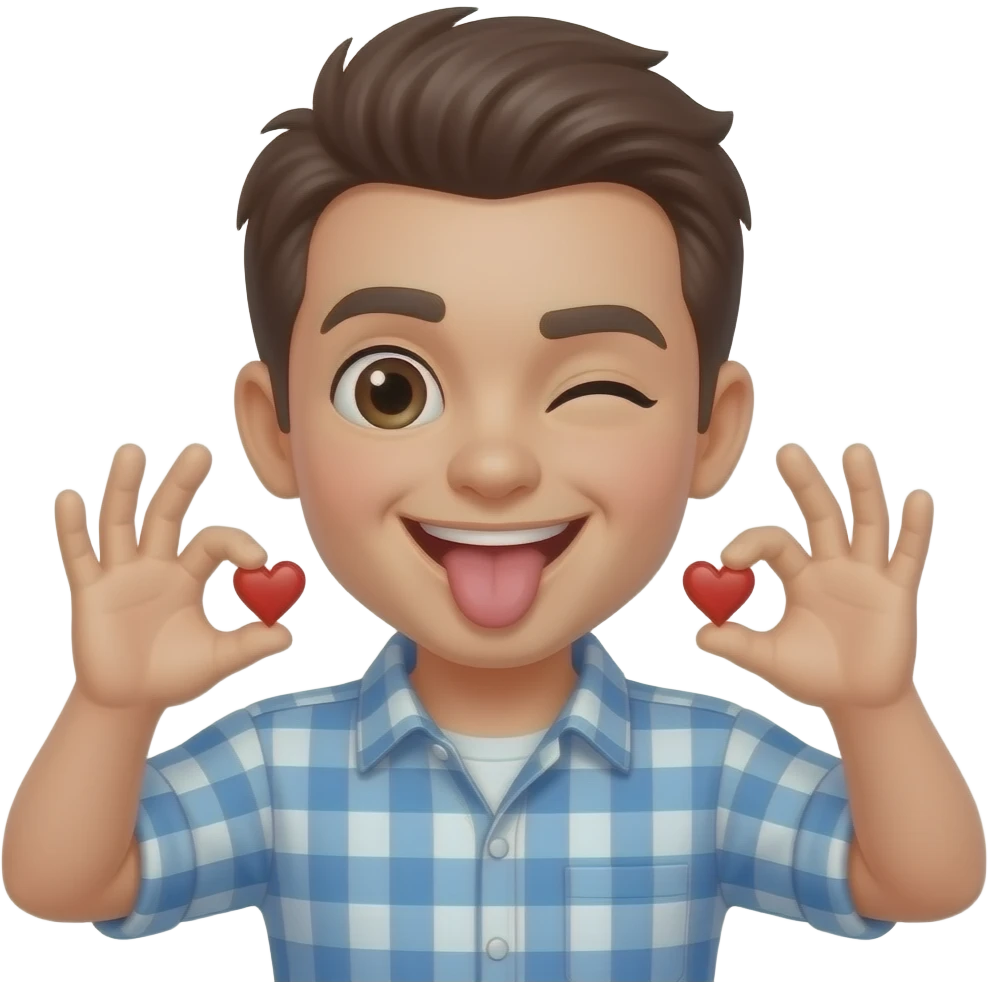 😜🫶 emoji