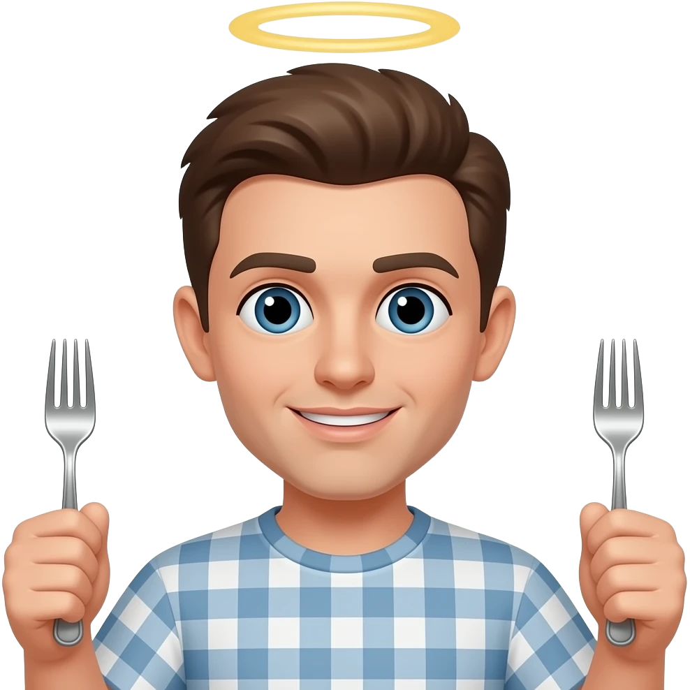 🥺only the eyes 😇 only halo 😋 only the mouth 🍴add hands to hold this emoji