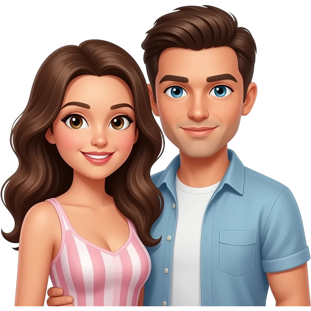 Sexy couple emoji
