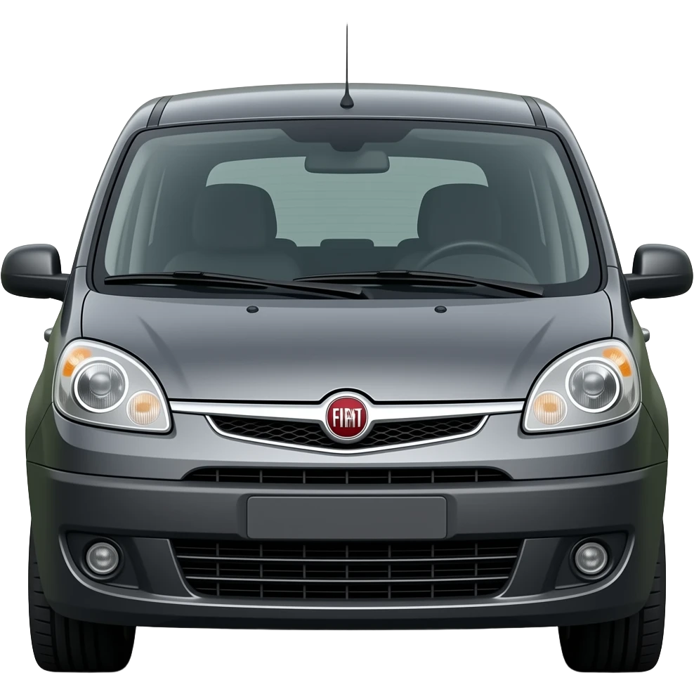 fiat multipla, highly detailed, hyper realistic emoji