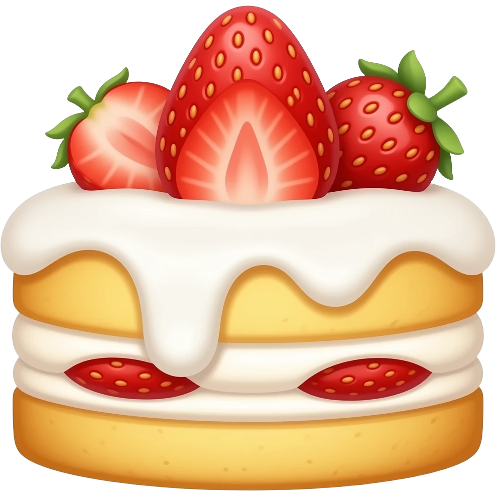 strawberry shortcake emoji