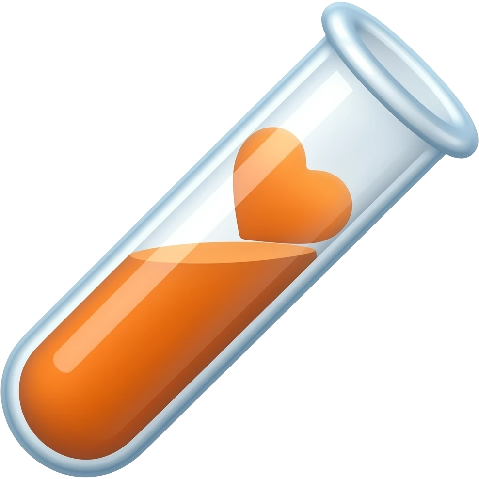 🧪🧡 emoji
