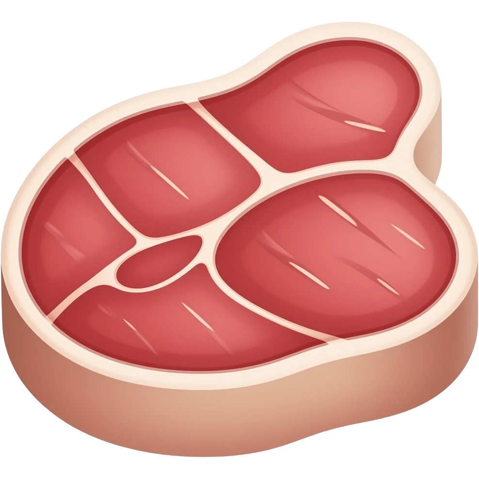 red meat emoji