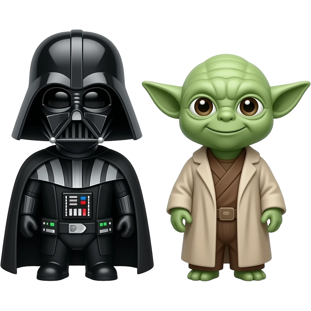 Vader and yoda emoji