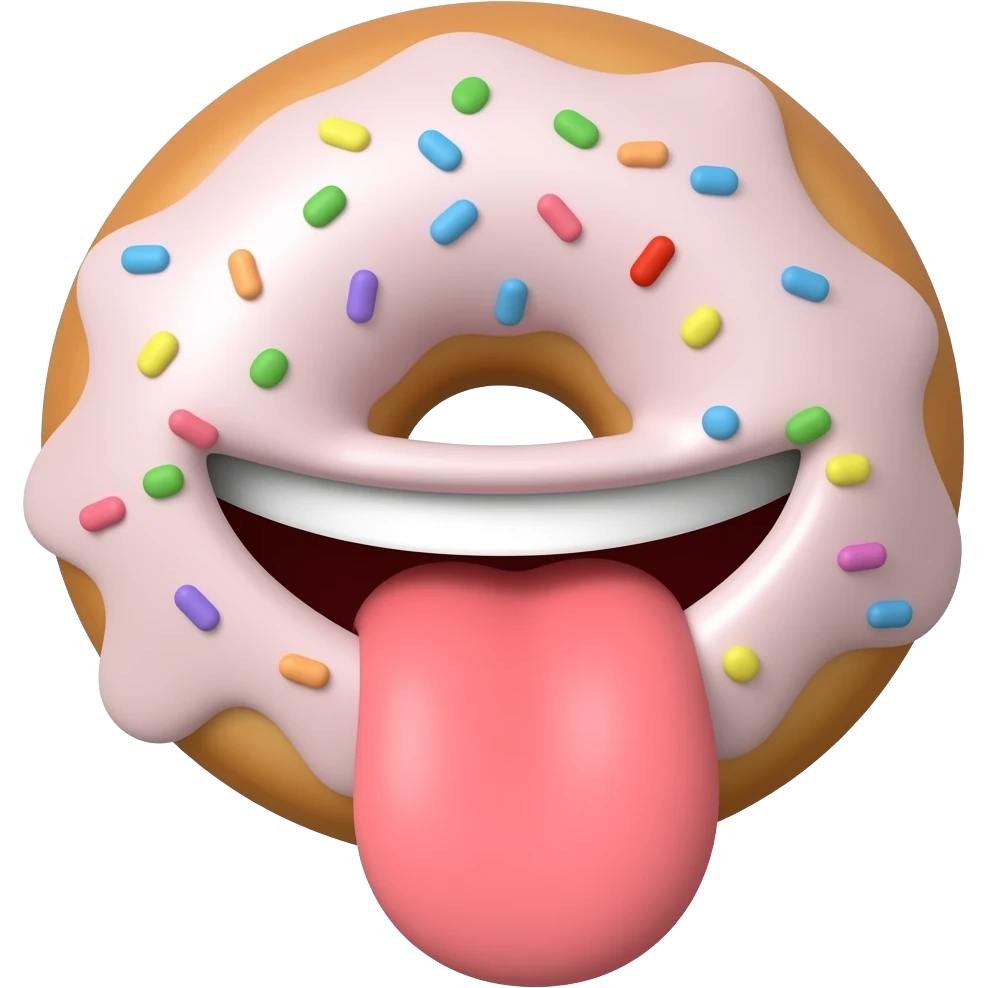 🍩👅 emoji