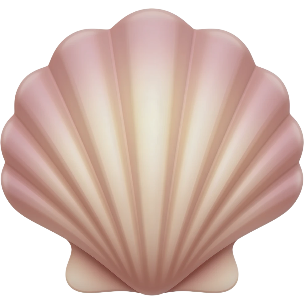 Concha Shell rosa emoji