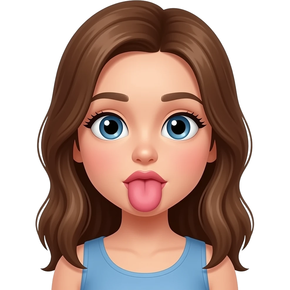 girl oral sex emoji