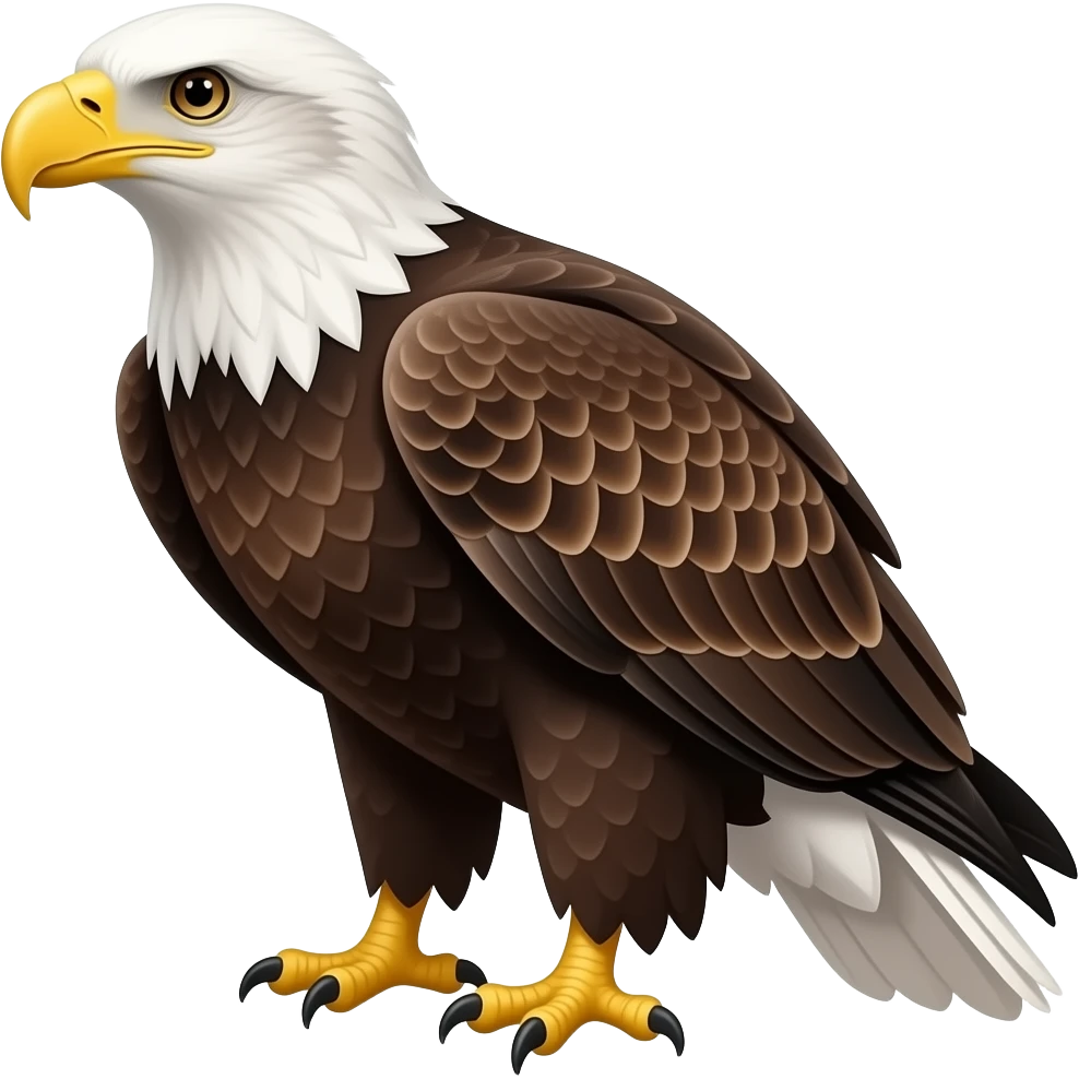 We have another bald eagle emoji