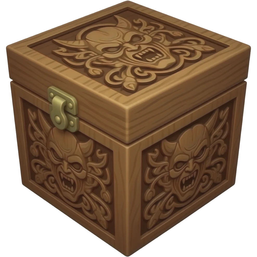 Hellraiser Puzzle Box, cube, emoji