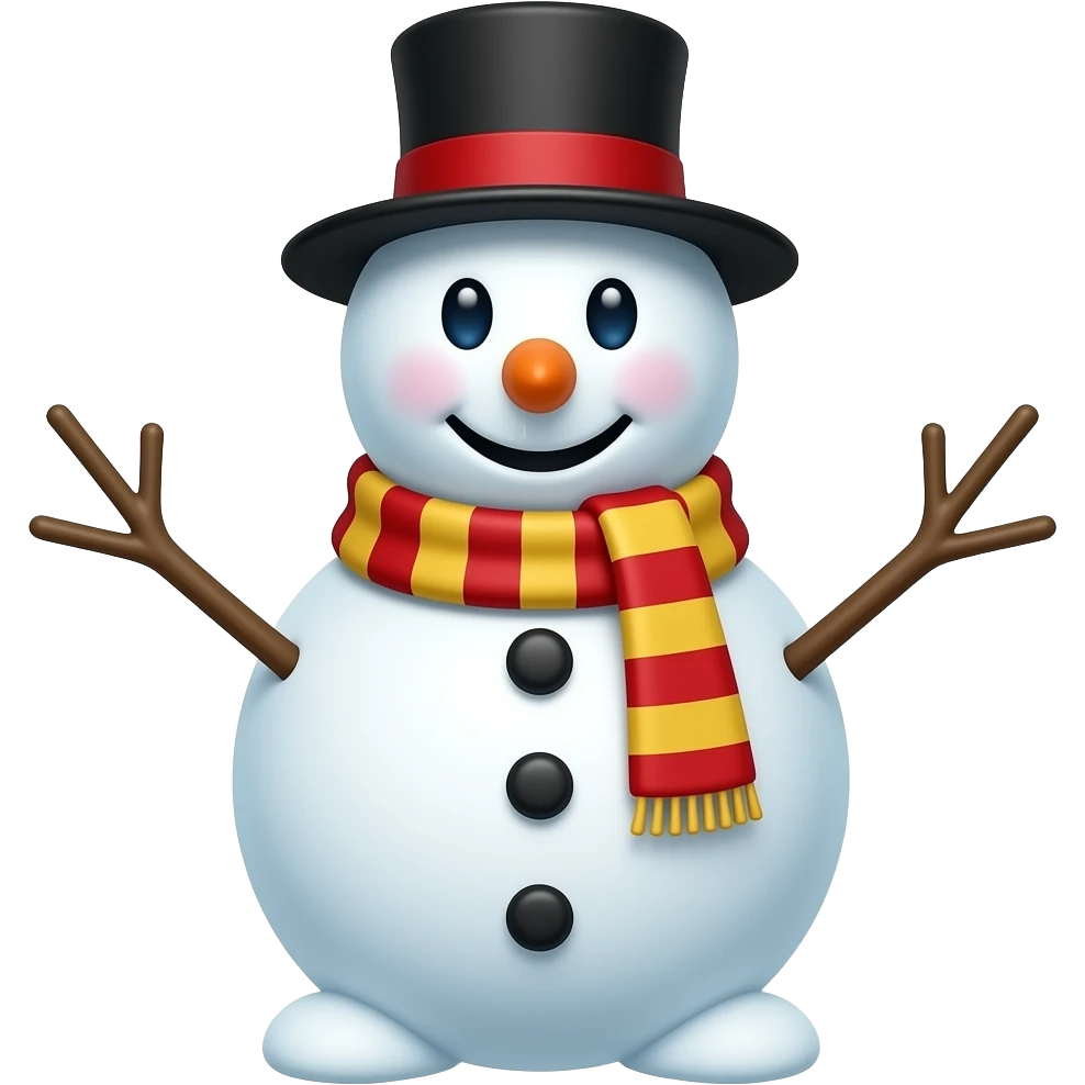 Snow men emoji