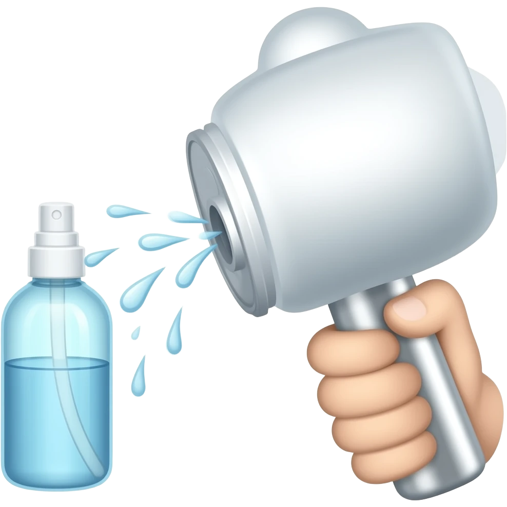 미스트 분사 emoji