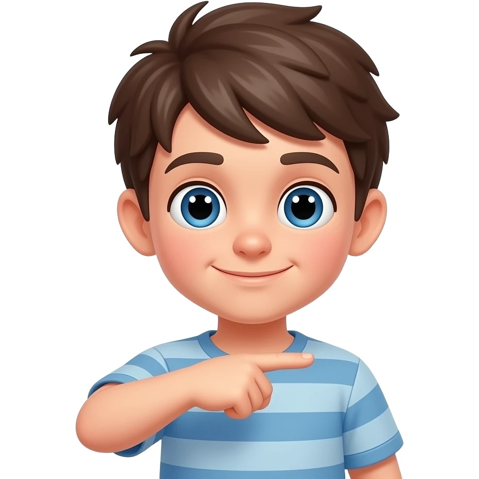 boy dabbing emoji