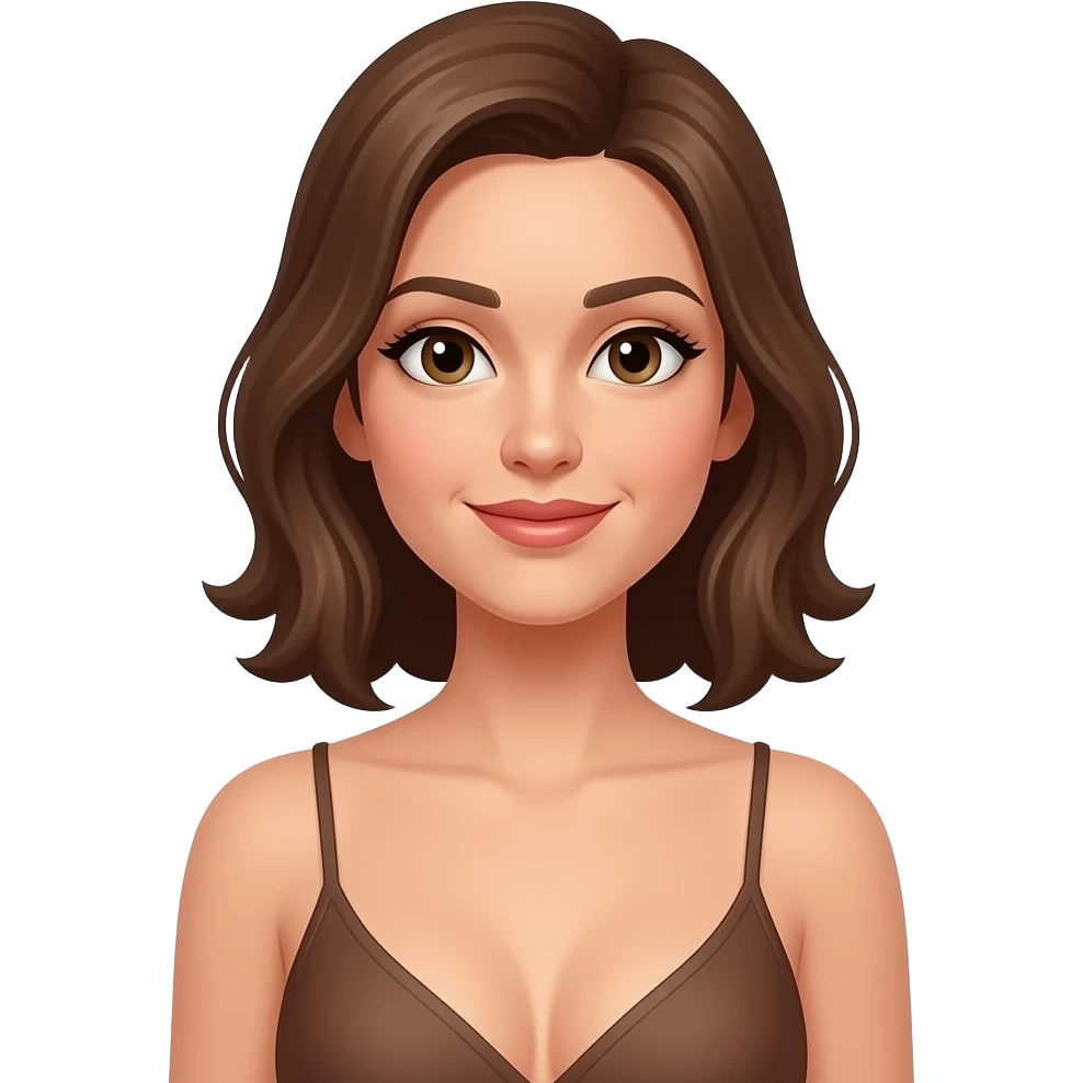 Brown boobs emoji