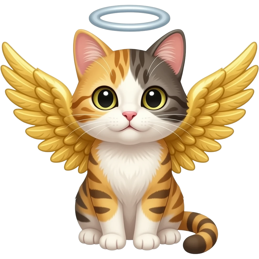 cat angel emoji