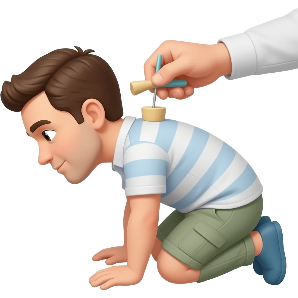 Guy bent over getting pegged from behind emoji