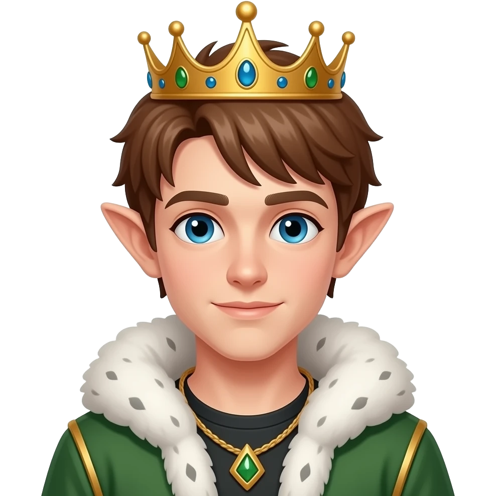 5th fairy teen as a men wt=ithout a crownd emoji