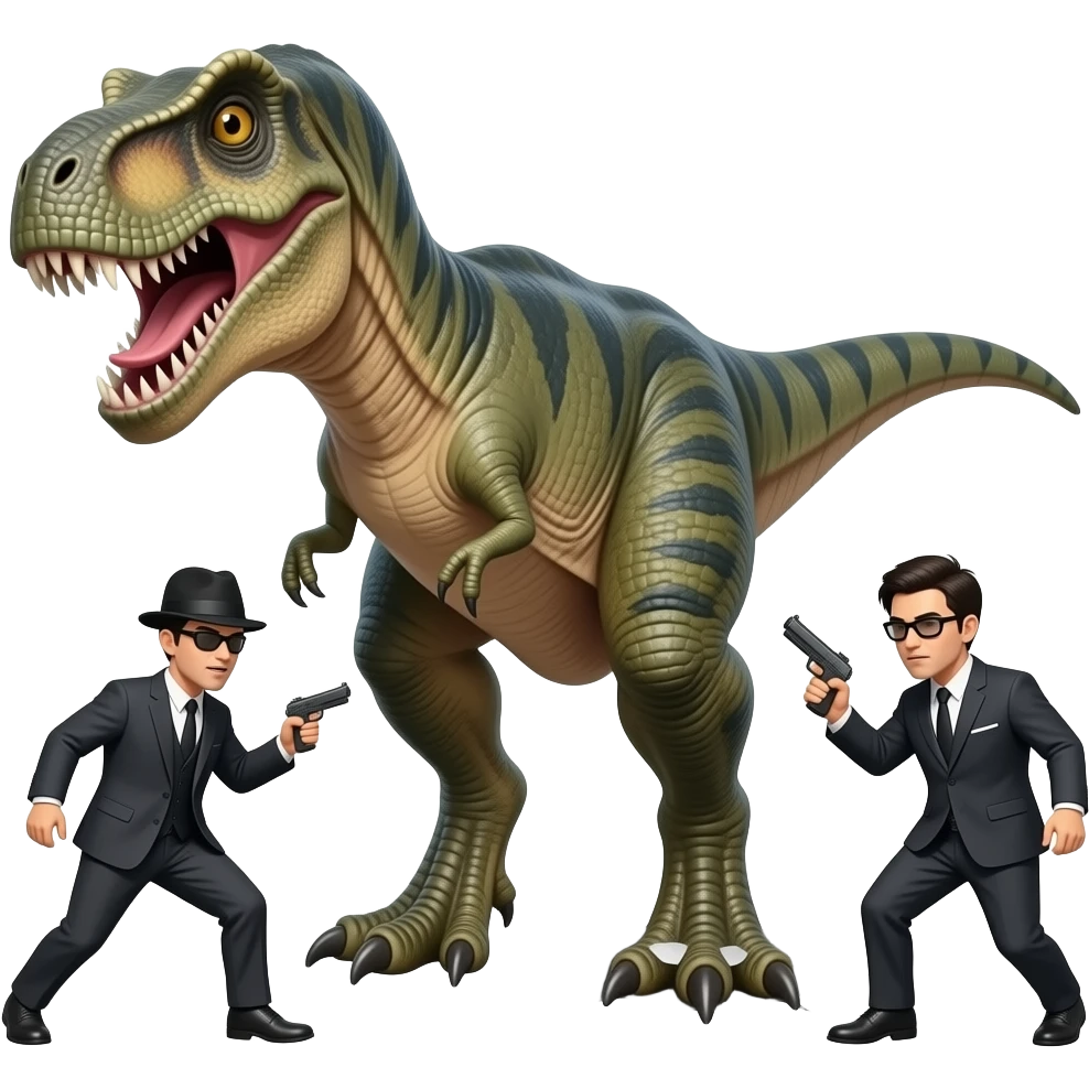 Dinosaur say he'll break off someones ankles when they steal something emoji