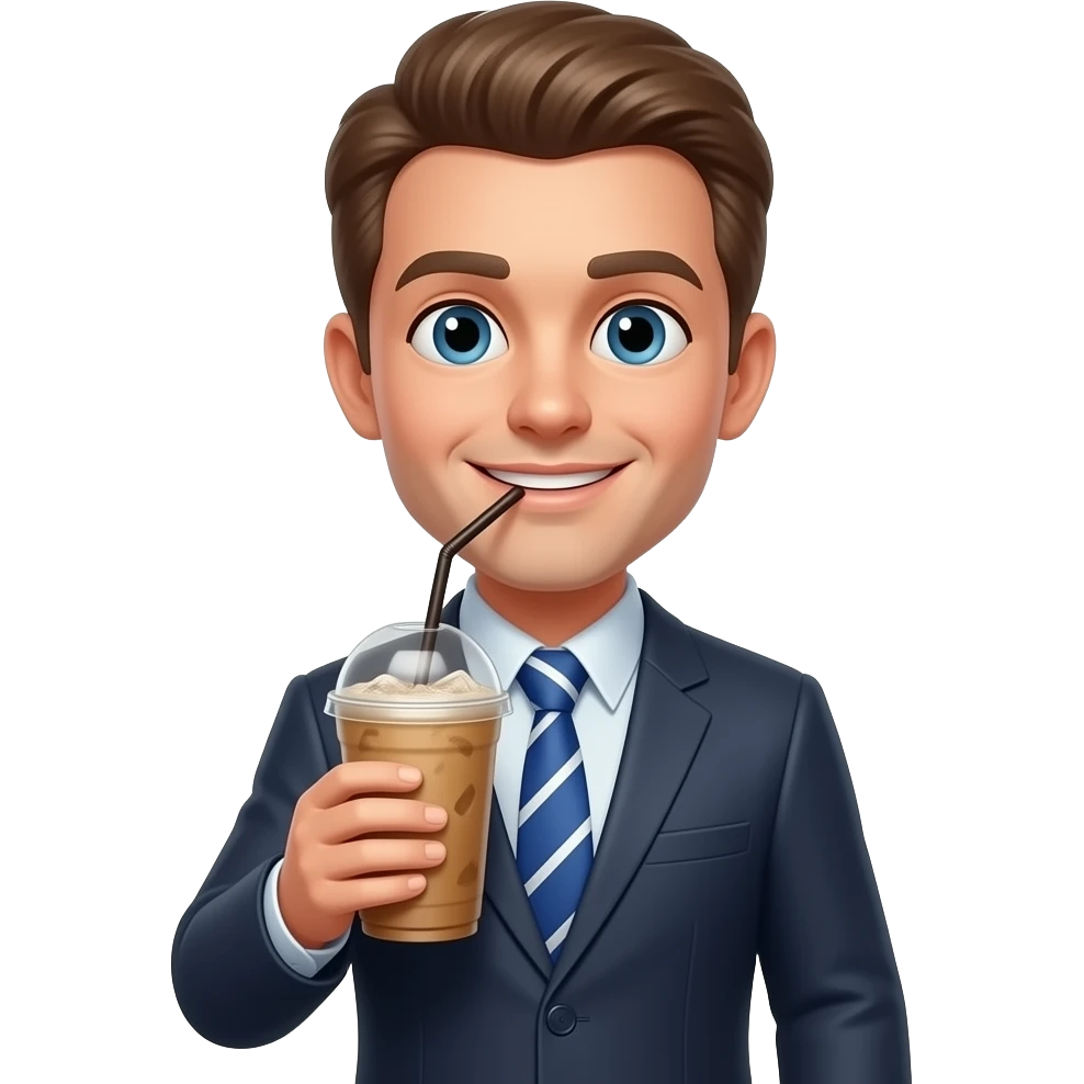 Dutch bro iced coffee emoji