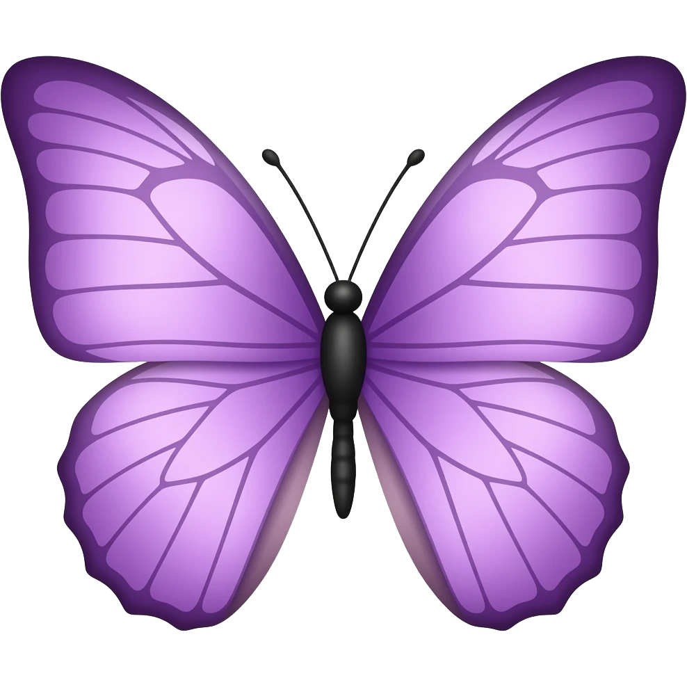 Lavanda borboleta emoji
