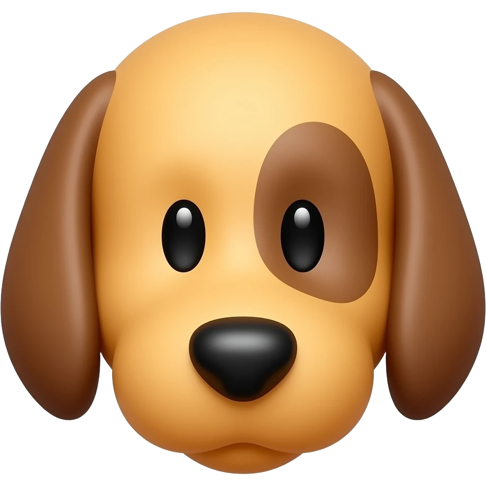 Orange snoopy for peanuts emoji