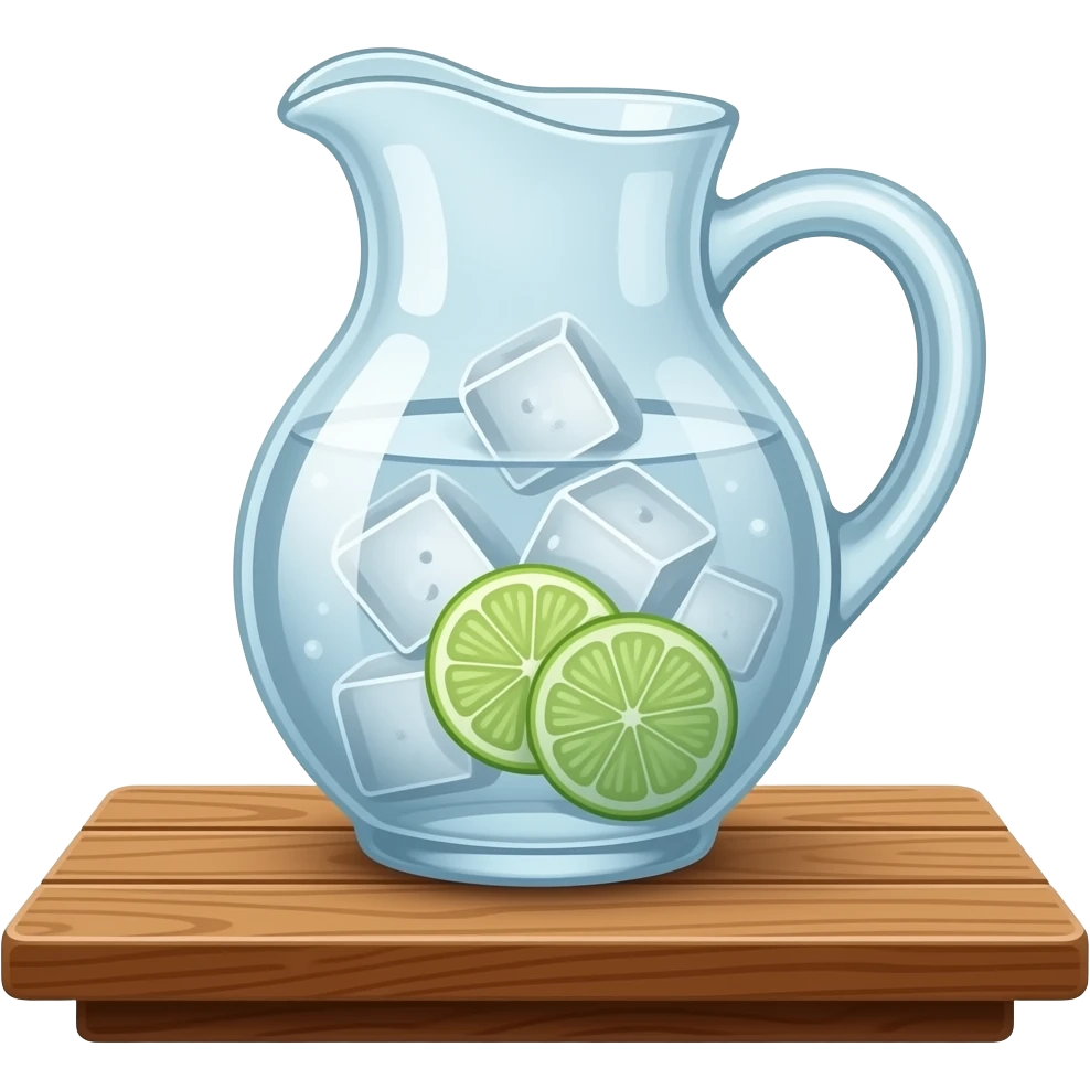 Pitcher with Gin emoji