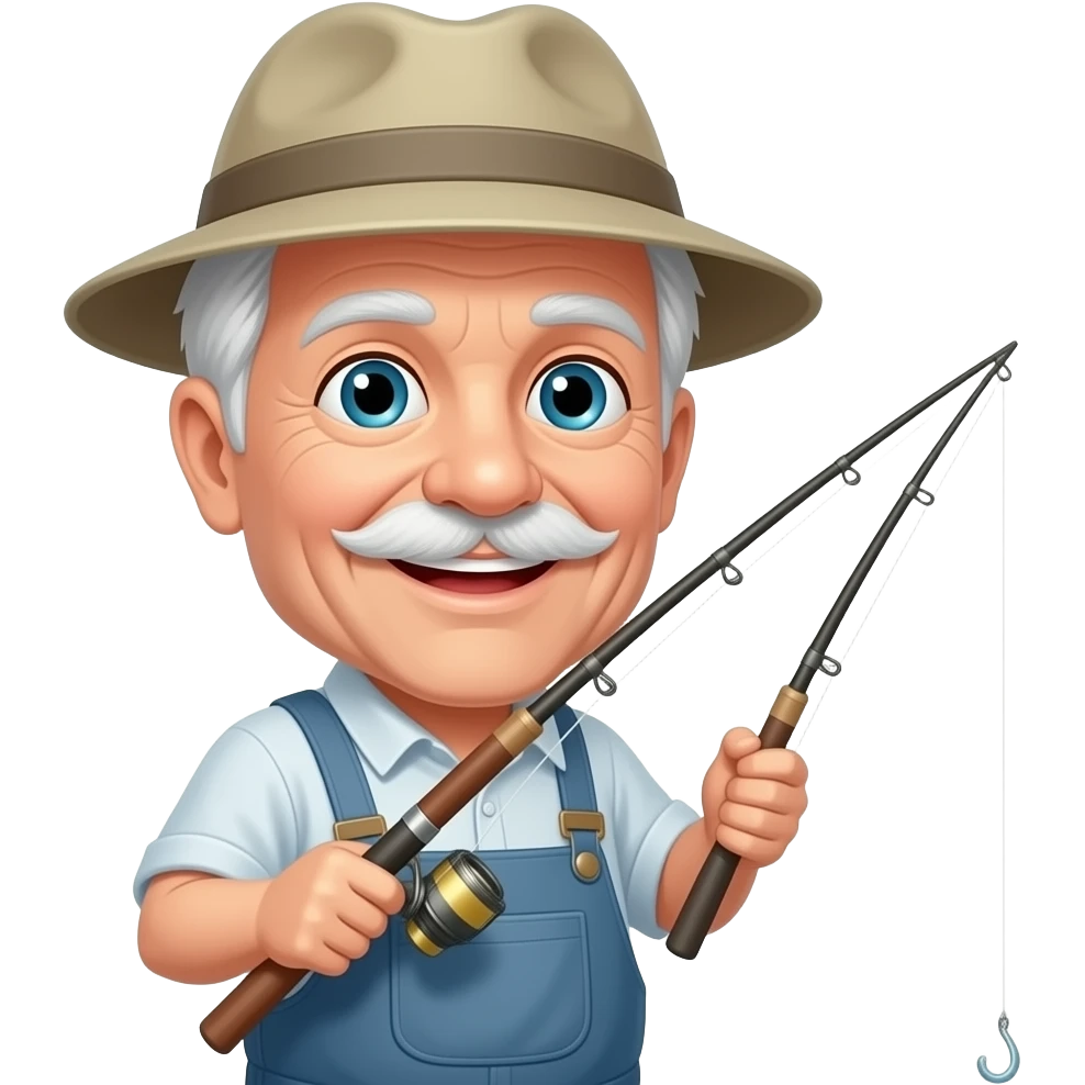 Дідусь любить рибалити emoji