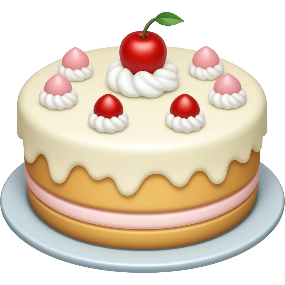 Cake. Plane. emoji