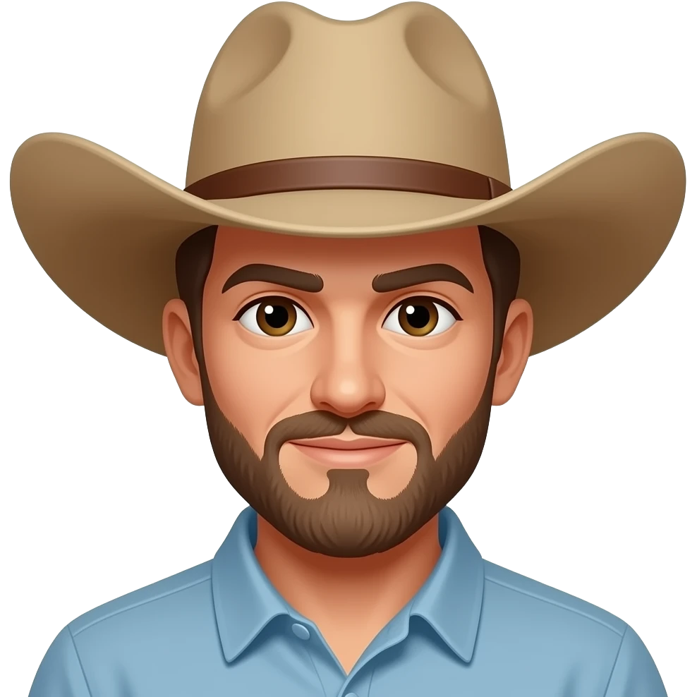 a cowboy emoji without a beer and gun emoji