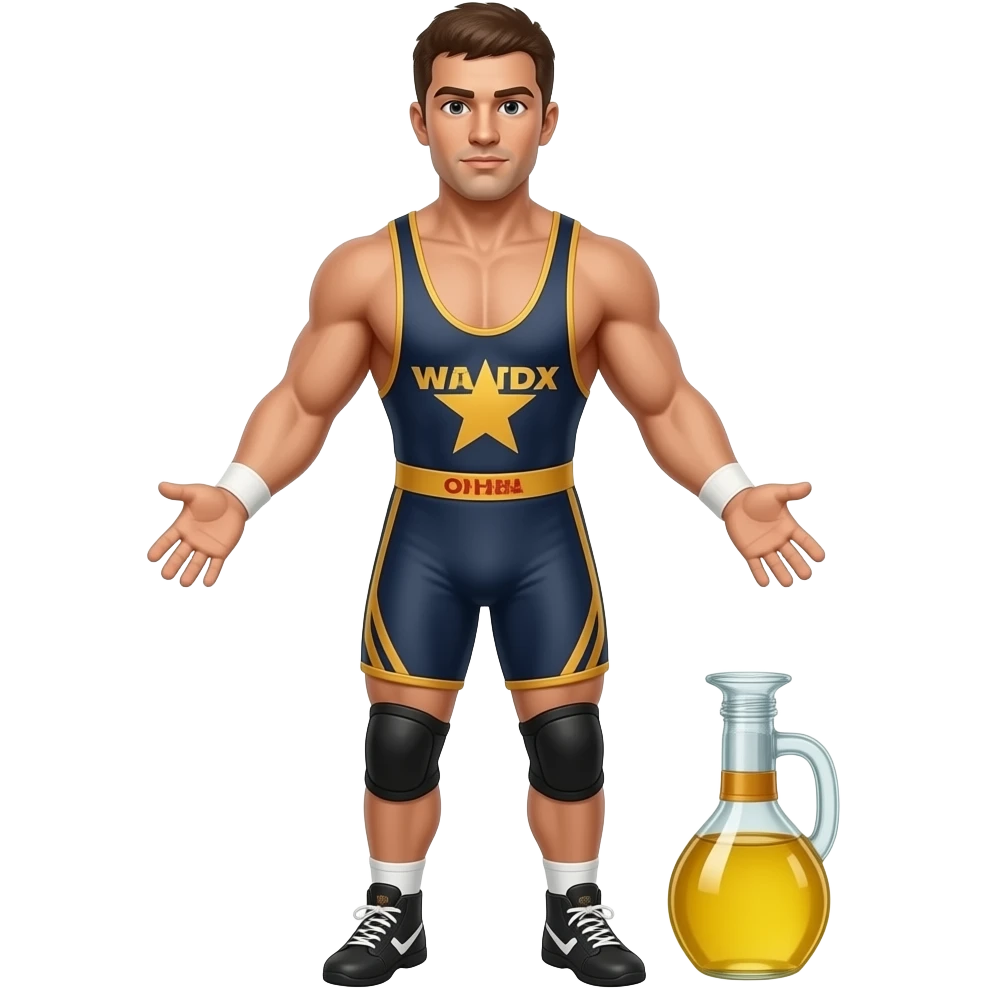 Yağlı güreş emoji