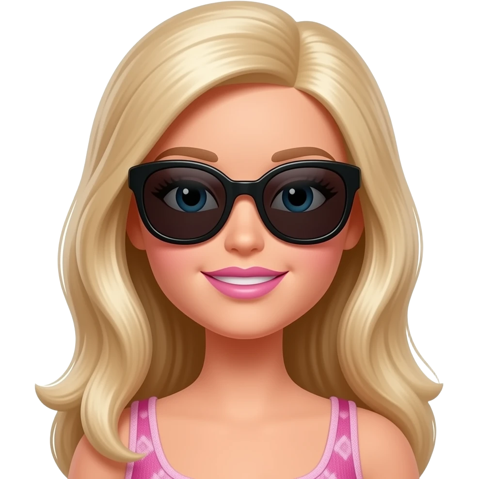 barbie big black sunglasses emoji