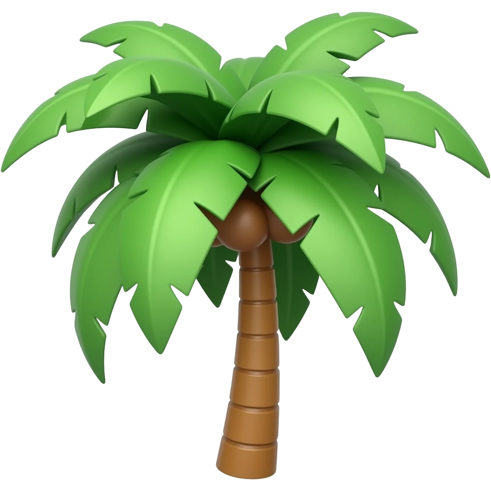 Create a tree palm emoji