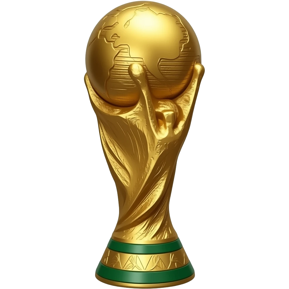 World Cup trophy Spain win emoji