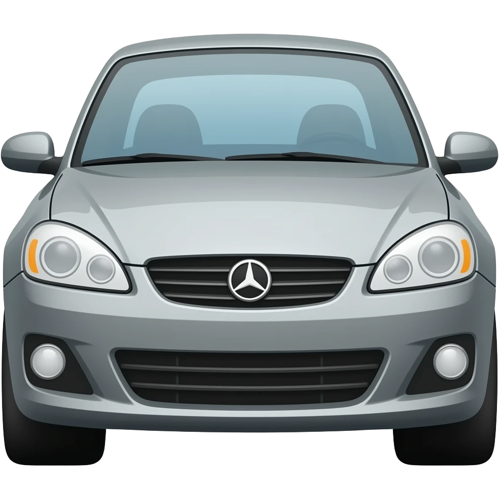 coche gris emoji
