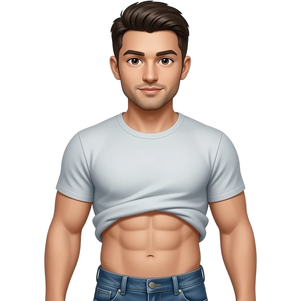 Man with abs emoji