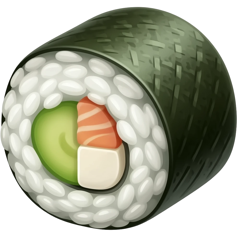 ролл рисовый emoji