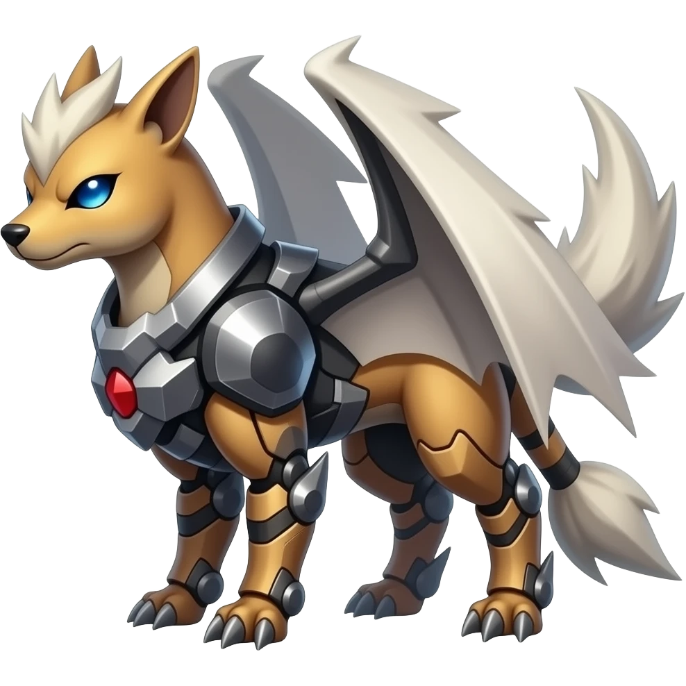 Luxray-Manectric-Kyurem-Darkrai-Genesect-Exveemon-animal-hybrid emoji