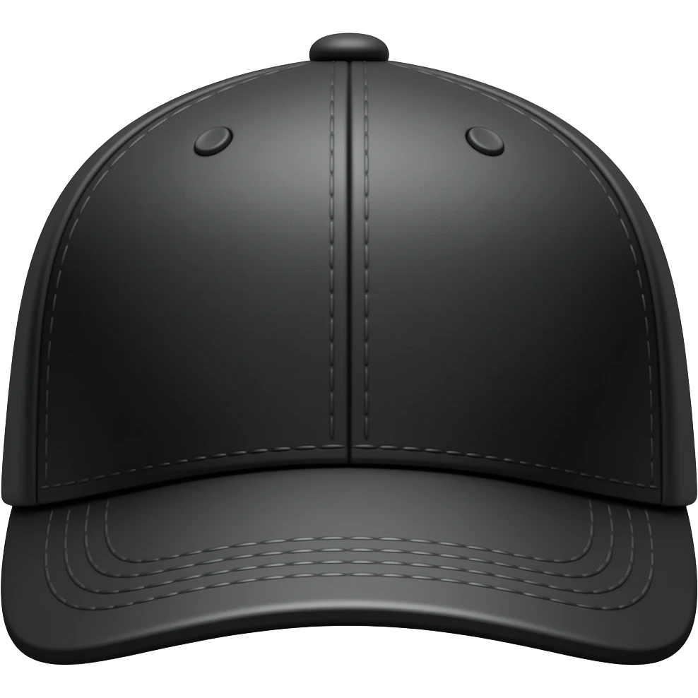 flat cap black emoji