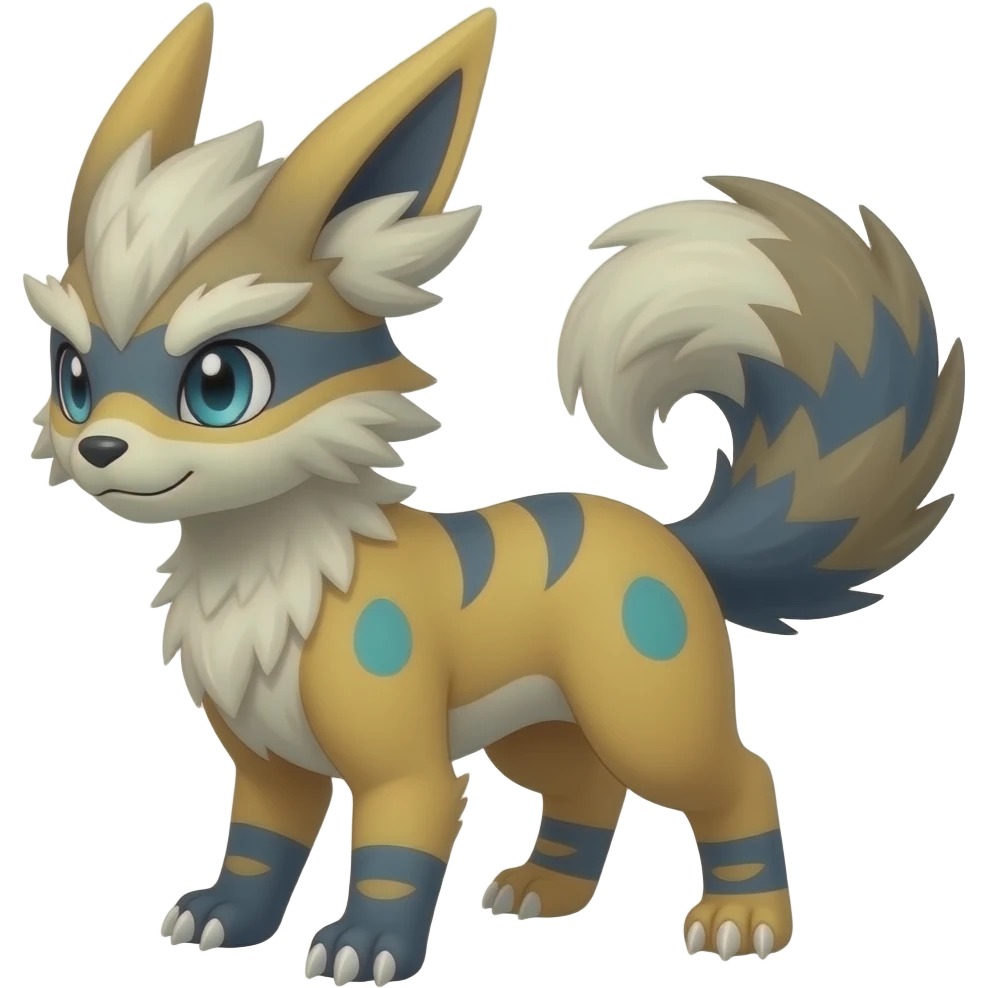 Meowstic-Minccino-Furret-Milotic-Exveemon-Digimon-hybrid emoji