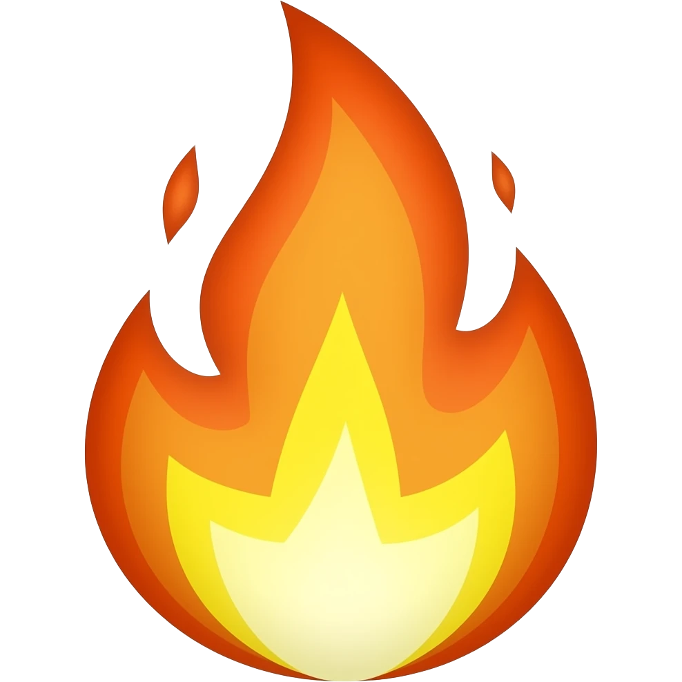 نار emoji