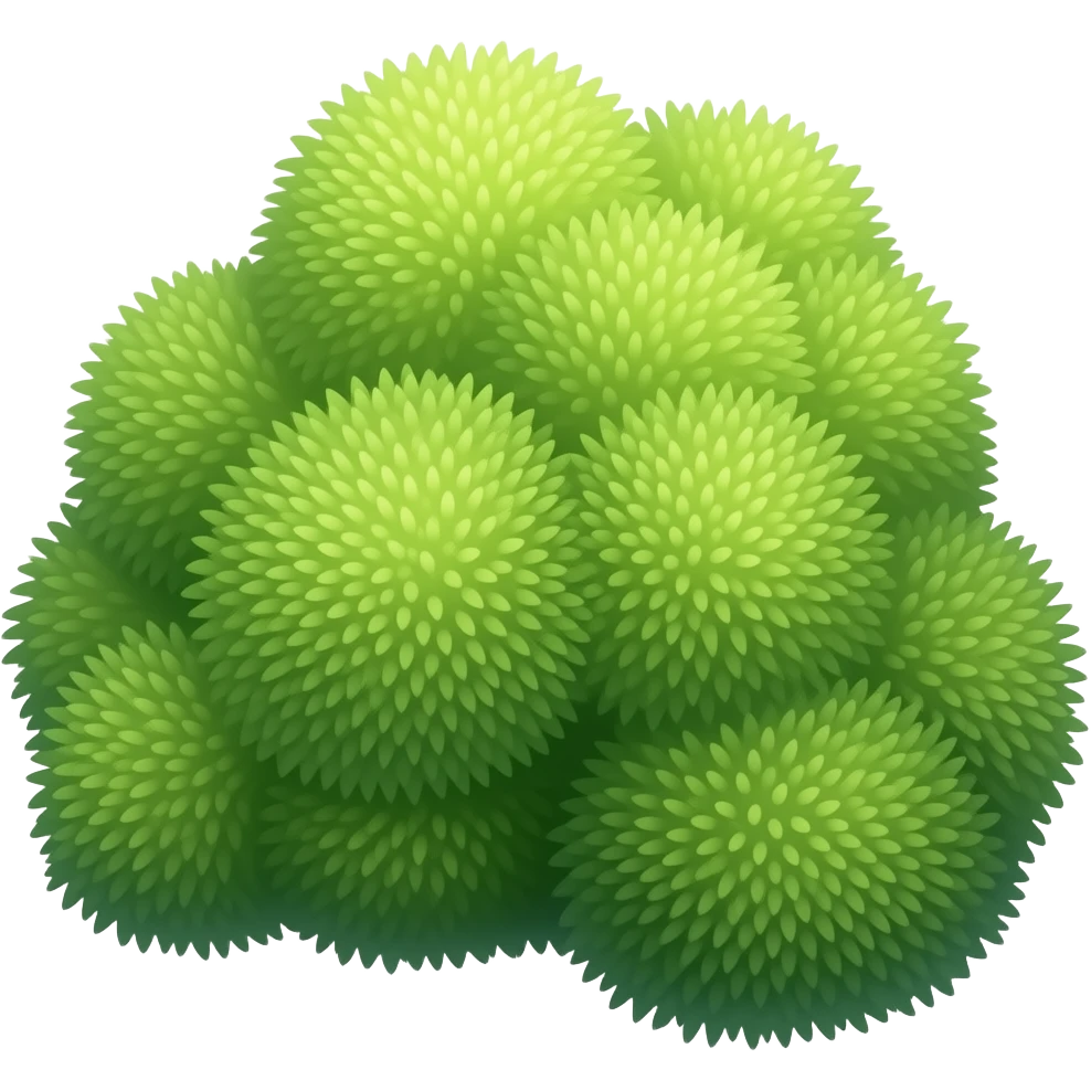 moss bush emoji