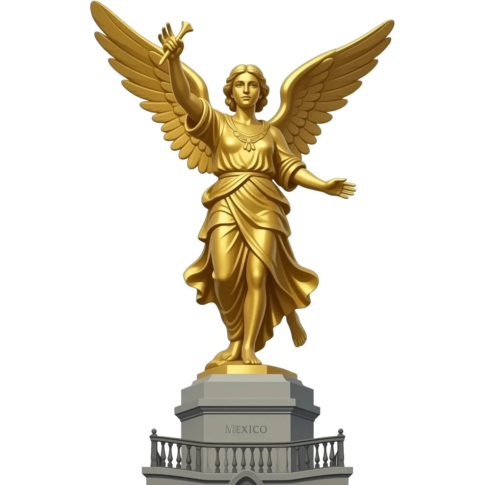 Mexico City Gold angel of independence emoji